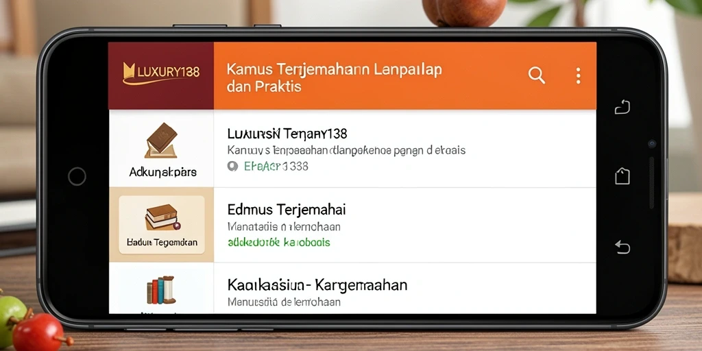 Antarmuka LUXURY138 yang intuitif dan mudah digunakan.