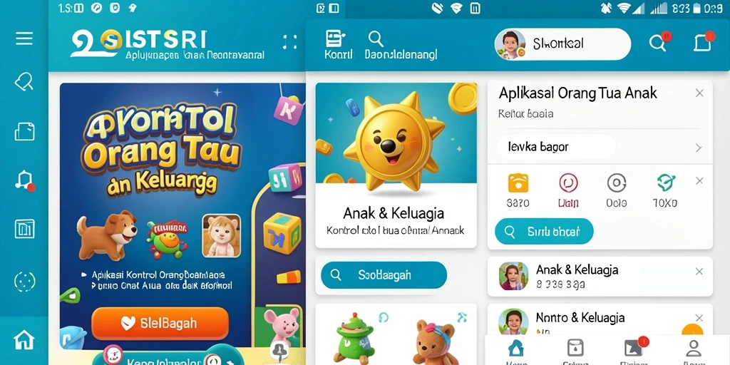 Antarmuka SLOTSRI yang intuitif dan ramah pengguna untuk kontrol orang tua.