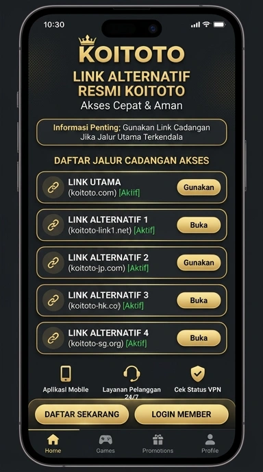 Kunjungi halaman alternatif koitoto untuk pengguna Android